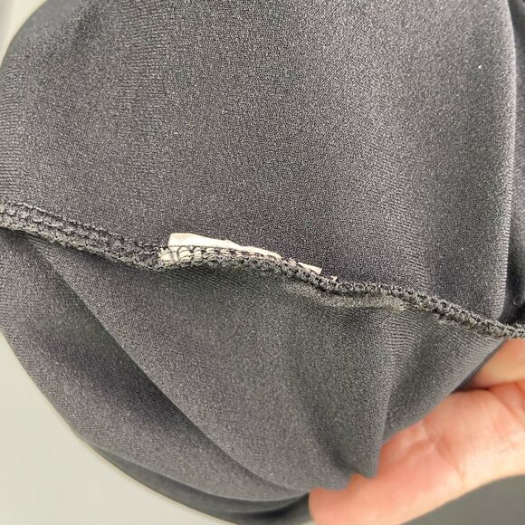 Nasty Gal Black Sleeveless Mini Bodycon Dress Size 8 Side Lace Party Club - Picture 8 of 8